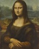 Μόνα Λίζα Λεονάρντο ντα Βίντσι. Εκτύπωση έργο τέχνης σε κάμβα τελαρωμένο κάθετο 40Χ60εκ 
