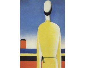 "Σύνθετη Προαίσθηση" (Complex Presentiment) του Καζιμίρ Μαλέβιτς. Εκτύπωση έργο τέχνης σε κάμβα τελαρωμένο κάθετο 40Χ60εκ 