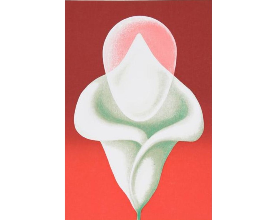 Abstract Tulip του Clarence Holbrook Carter Εκτύπωση έργο τέχνης σε κάμβα τελαρωμένο κάθετο 40Χ60εκ 