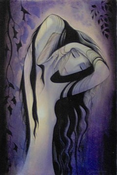 "Awakening" του καλλιτέχνη Eyvind Earle. Εκτύπωση έργο τέχνης σε κάμβα τελαρωμένο κάθετο 40Χ60εκ 