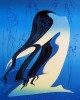 "Moon Bath" του Αμερικανού καλλιτέχνη Eyvind Earle. Εκτύπωση έργο τέχνης σε κάμβα τελαρωμένο κάθετο 40Χ60εκ 