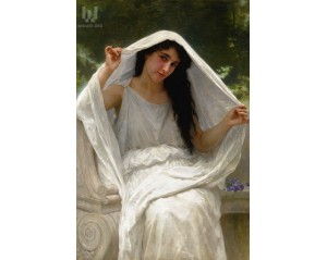 "Το Πέπλο" (The Veil), του Γάλλου ακαδημαϊκού ζωγράφου Ουιλιάμ-Αντόλφ Μπουγκερώ (William-Adolphe Bouguereau). Εκτύπωση έργο τέχνης σε κάμβα τελαρωμένο κάθετο 40Χ60εκ 