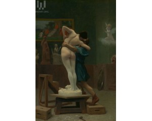 Jean-Léon Gérôme με τίτλο «Πυγμαλίων και Γαλάτεια» Εκτύπωση έργο τέχνης σε κάμβα τελαρωμένο κάθετο 40Χ60εκ 