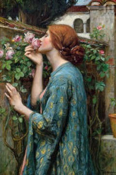 John William Waterhouse με τίτλο «The Soul of the Rose». Εκτύπωση έργο τέχνης σε κάμβα τελαρωμένο κάθετο 40Χ60εκ 