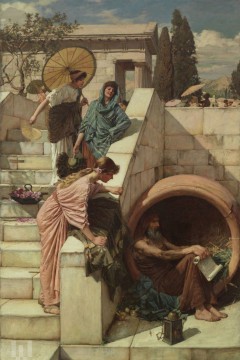  «Διογένης», φιλοτεχνήθηκε από τον Άγγλο ζωγράφο Τζον Γουίλιαμ Γουότερχαουζ (John William Waterhouse) . Εκτύπωση έργο τέχνης σε κάμβα τελαρωμένο κάθετο 40Χ60εκ 