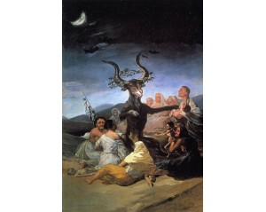 Το Σάββατο των Μαγισσών (πρωτότυπος τίτλος στα ισπανικά: El aquelarre) είναι ένας πίνακας του Ισπανού ζωγράφου Φρανθίσκο Γκόγια (Francisco Goya). Εκτύπωση έργο τέχνης σε κάμβα τελαρωμένο κάθετο 40Χ60εκ 