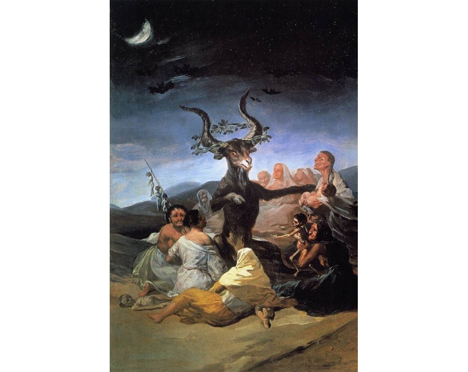 Το Σάββατο των Μαγισσών (πρωτότυπος τίτλος στα ισπανικά: El aquelarre) είναι ένας πίνακας του Ισπανού ζωγράφου Φρανθίσκο Γκόγια (Francisco Goya). Εκτύπωση έργο τέχνης σε κάμβα τελαρωμένο κάθετο 40Χ60εκ 