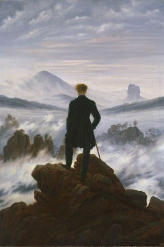 ο Οδοιπόρος πάνω από τη Θάλασσα της Ομίχλης (Wanderer above the Sea of Fog), ένα από τα πιο διάσημα έργα του Γερμανού ρομαντικού ζωγράφου Κάσπαρ Ντάβιντ Φρίντριχ (Caspar David Friedrich). Εκτύπωση έργο τέχνης σε κάμβα τελαρωμένο κάθετο 40Χ60εκ 