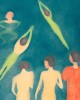 Boys Bathing" (Αγόρια που Κολυμπούν) του Νορβηγού καλλιτέχνη Έντβαρντ Μουνκ.  Εκτύπωση έργο τέχνης σε κάμβα τελαρωμένο κάθετο 40Χ60εκ 