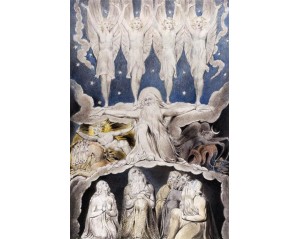 "Όταν τα πρωινά αστέρια τραγουδούσαν μαζί" (When the Morning Stars Sang Together) του Άγγλου ποιητή και καλλιτέχνη Ουίλιαμ Μπλέικ (William Blake). Εκτύπωση έργο τέχνης σε κάμβα τελαρωμένο κάθετο 40Χ60εκ 