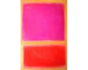Μαρκ Ρόθκο (Mark Rothko) με τίτλο "Άτιτλο, 1960" (Untitled, 1960).  Εκτύπωση έργο τέχνης σε κάμβα τελαρωμένο κάθετο 40Χ60εκ 