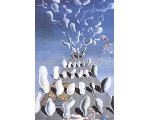 "Inaugural Gooseflesh" («Αρχική Ανατριχίλα» ή «Ανατριχίλα της Ορκωμοσίας») του διάσημου Ισπανού σουρεαλιστή ζωγράφου Σαλβαδόρ Νταλί. Εκτύπωση έργο τέχνης σε κάμβα τελαρωμένο κάθετο 40Χ60εκ 