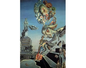  "Εναρκτήρια Ανατριχίλα" (Inaugural Gooseflesh), ένα έργο του Σαλβαδόρ Νταλί. Εκτύπωση έργο τέχνης σε κάμβα τελαρωμένο κάθετο 40Χ60εκ 