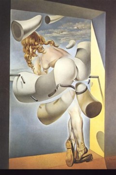 Σαλβαδόρ Νταλί με τίτλο "Νεαρή Παρθένα Αυτοσοδομιζόμενη από τα Κέρατα της Δικής της Αγνότητας" (Young Virgin Auto-Sodomized by the Horns of Her Own Chastity). Εκτύπωση έργο τέχνης σε κάμβα τελαρωμένο κάθετο 40Χ60εκ 