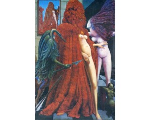 «Η Ένδυση της Νύφης» (The Robing of the Bride), (Max Ernst) Εκτύπωση έργο τέχνης σε κάμβα τελαρωμένο κάθετο 40Χ60εκ 