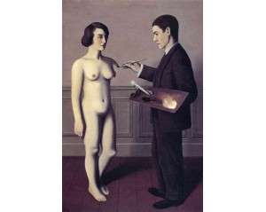 Καλλιτέχνης: Ρενέ Μαγκρίτ (René Magritte) Τίτλος: Η Προσπάθεια του Αδύνατου (La Tentative de l'Impossible) Εκτύπωση έργο τέχνης σε κάμβα τελαρωμένο κάθετο 40Χ60εκ 