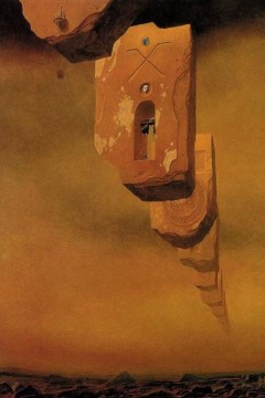 Zdzisław Beksiński Εκτύπωση έργο τέχνης σε κάμβα τελαρωμένο κάθετο 40Χ60εκ 