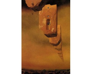 Zdzisław Beksiński Εκτύπωση έργο τέχνης σε κάμβα τελαρωμένο κάθετο 40Χ60εκ 