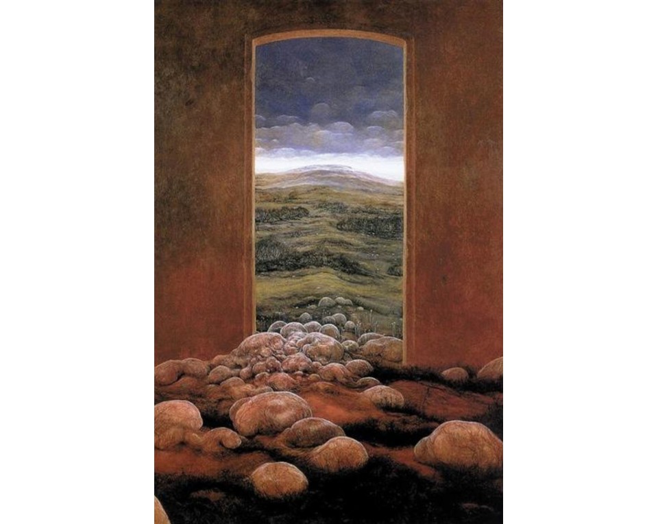 Εκτύπωση έργο τέχνης σε κάμβα τελαρωμένο κάθετο 40Χ60εκ 