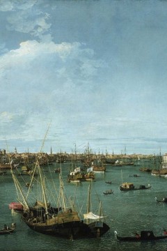 Bacino di San Marco (Λεκάνη του Αγίου Μάρκου) στη Βενετία.  Εκτύπωση έργο τέχνης σε κάμβα τελαρωμένο οριζόντιο 40Χ60εκ 