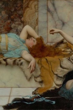 John William Waterhouse με τίτλο «Ηχώ και Νάρκισσος» Εκτύπωση έργο τέχνης σε κάμβα τελαρωμένο οριζόντιο 40Χ60εκ 