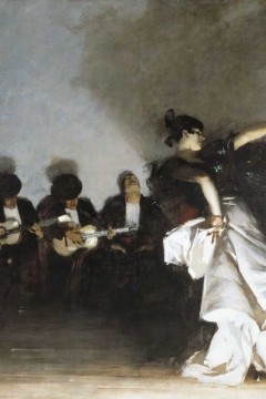 "El Jaleo" του John Singer Sargent.  Εκτύπωση έργο τέχνης σε κάμβα τελαρωμένο οριζόντιο 40Χ60εκ 