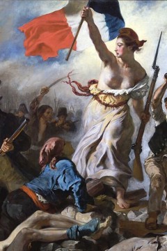  "Η Ελευθερία Οδηγεί τον Λαό" (γαλλικά: La Liberté guidant le peuple) και είναι έργο του Γάλλου ζωγράφου Ευγένιου Ντελακρουά (Eugène Delacroix).  Εκτύπωση έργο τέχνης σε κάμβα τελαρωμένο οριζόντιο 40Χ60εκ 