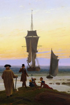 "Τα σκαλοπάτια της ζωής" (Die Lebensstufen) του Γερμανού ρομαντικού ζωγράφου Κάσπαρ Ντάβιντ Φρίντριχ Εκτύπωση έργο τέχνης σε κάμβα τελαρωμένο οριζόντιο 40Χ60εκ 