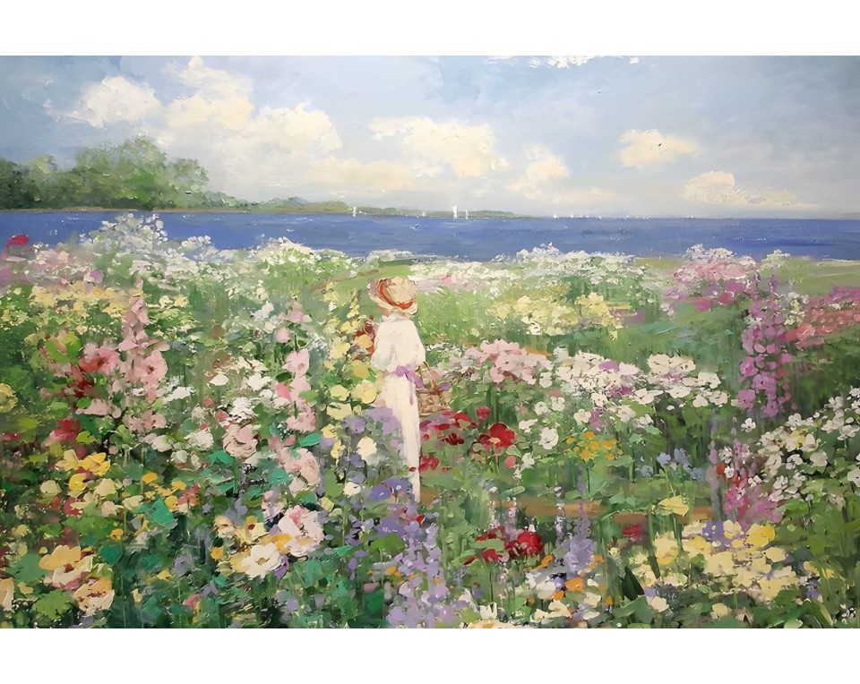 Εκτύπωση έργο τέχνης σε κάμβα τελαρωμένο οριζόντιο 40Χ60εκ 