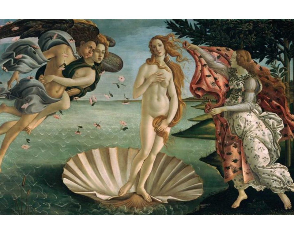 Εκτύπωση έργο τέχνης σε κάμβα τελαρωμένο οριζόντιο 40Χ60εκ 