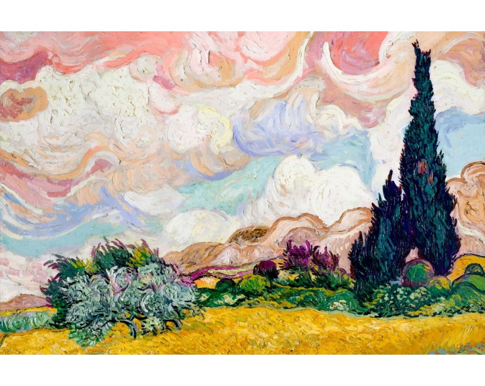 Εκτύπωση έργο τέχνης σε κάμβα τελαρωμένο οριζόντιο 40Χ60εκ 