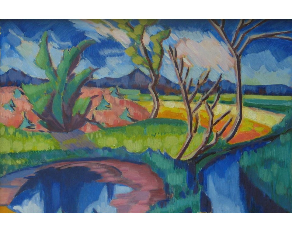 Εκτύπωση έργο τέχνης σε κάμβα τελαρωμένο οριζόντιο 40Χ60εκ 