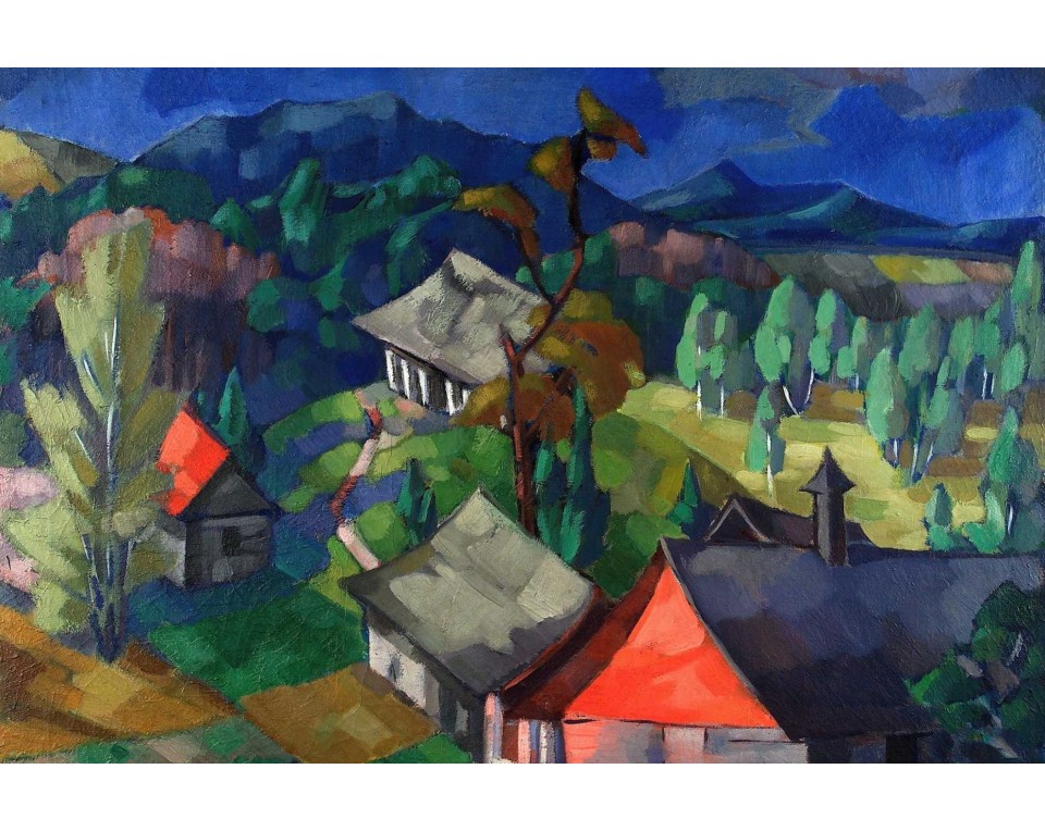 Εκτύπωση έργο τέχνης σε κάμβα τελαρωμένο οριζόντιο 40Χ60εκ 