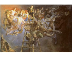 Εκτύπωση έργο τέχνης σε κάμβα τελαρωμένο οριζόντιο 40Χ60εκ 