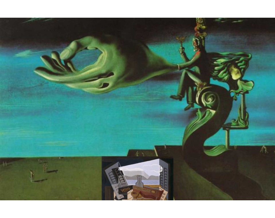 Εκτύπωση έργο τέχνης σε κάμβα τελαρωμένο οριζόντιο 40Χ60εκ 