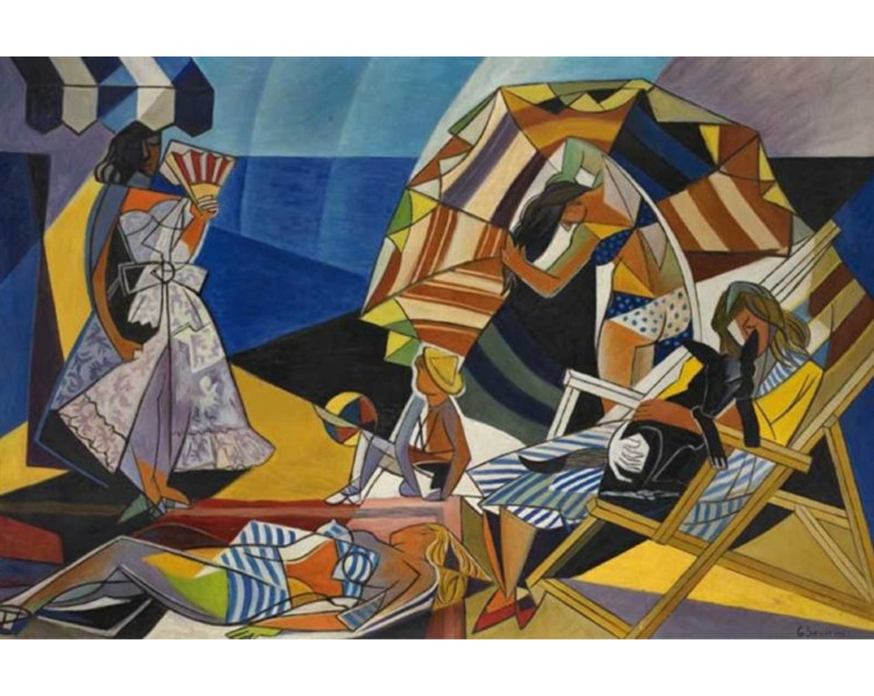 Εκτύπωση έργο τέχνης σε κάμβα τελαρωμένο οριζόντιο 40Χ60εκ 