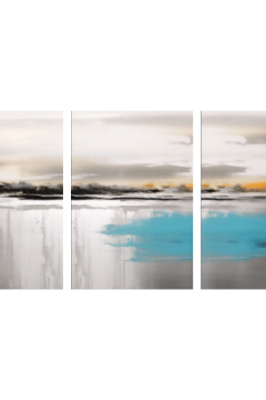 Τρίπτυχος καμβάς τοπίο αφηρημένο 51Χ102cm (34Χ51εκ 3τεμ)