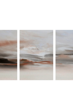 Τρίπτυχος καμβάς αφηρημένο 51Χ102cm (34Χ51εκ 3τεμ)